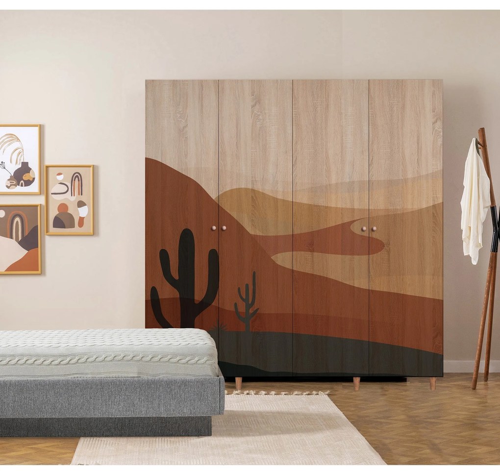Roupeiro Loni – Sonomo – 180x192x52 cm