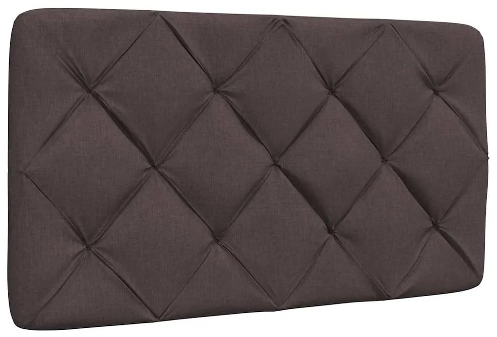 Estrutura de cama com LED sem colchão 90x200 cm tecido