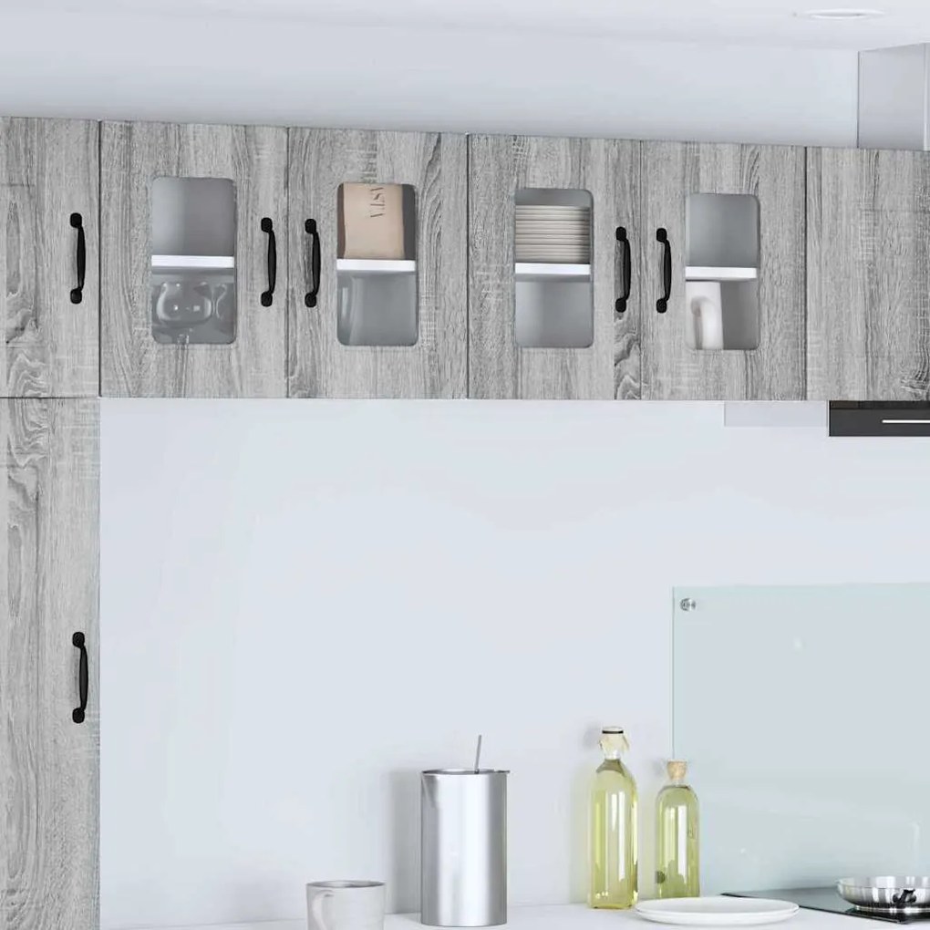 vidaXL Armário de Cozinha 2 pcs Cinza Sonoma 60 x 31 x 40 cm