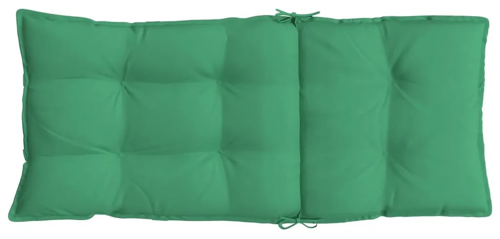 Almofadões p/ cadeira encosto alto 2 pcs tecido oxford verde