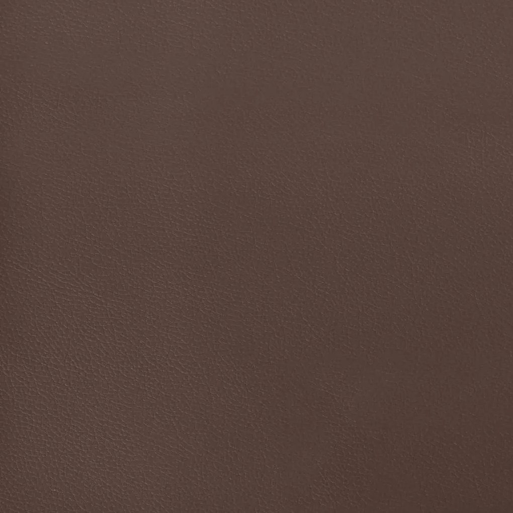 Estrutura de cama c/ cabeceira sem colchão 200x200 cm castanho