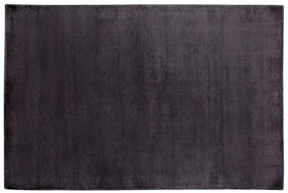Tapete de pelo curto cinzento escuro 140 x 200 cm GESI II Beliani