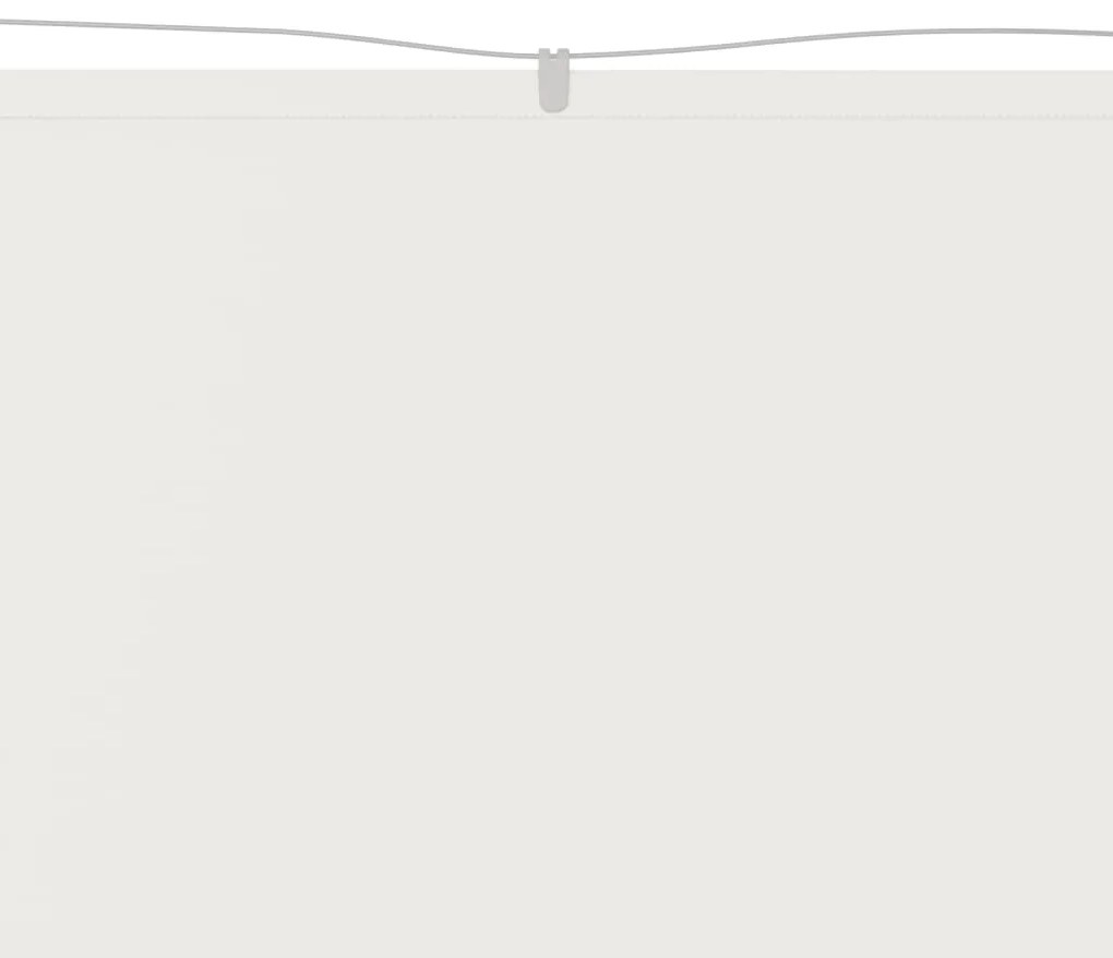 Toldo vertical 140x420 cm tecido oxford branco