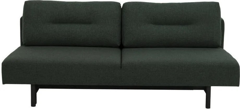 Sofá-cama Norsica 436, Número de lugares: 4, Verde escuro, 83x200x105cm, 62 kg, Pernas: Metal
