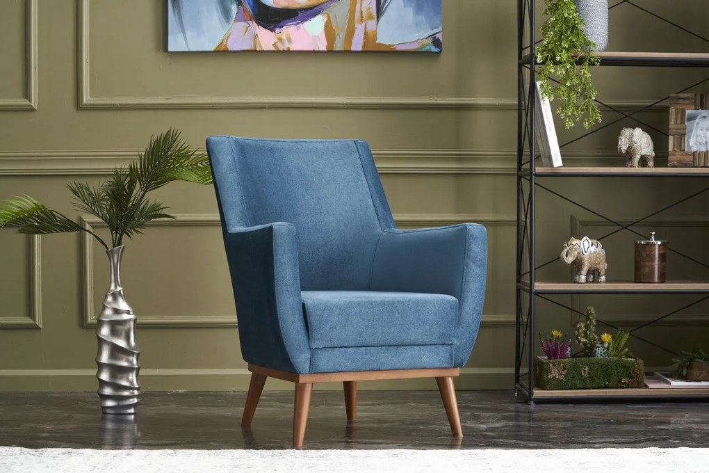 Cadeira Wing Gonca – Azul – 74x80x75 cm