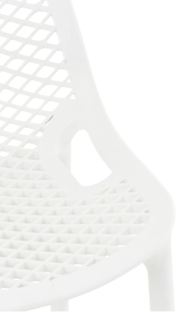 Banco de bar Air (1 UNIDADE) 45 x 105 x 53 cm Branco