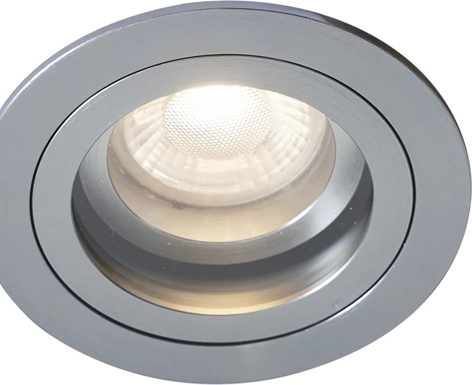 Foco embutido moderno cor de bronze ajustável IP44 - Chuck