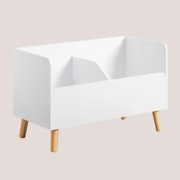 Caixa De Brinquedos Em Mdf Tom Kids Branco - Sklum