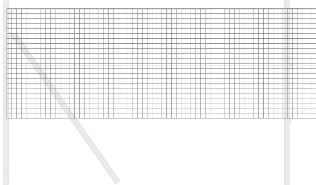 Cerca de Arame Soldado Cinza 0.6x25 m Aço