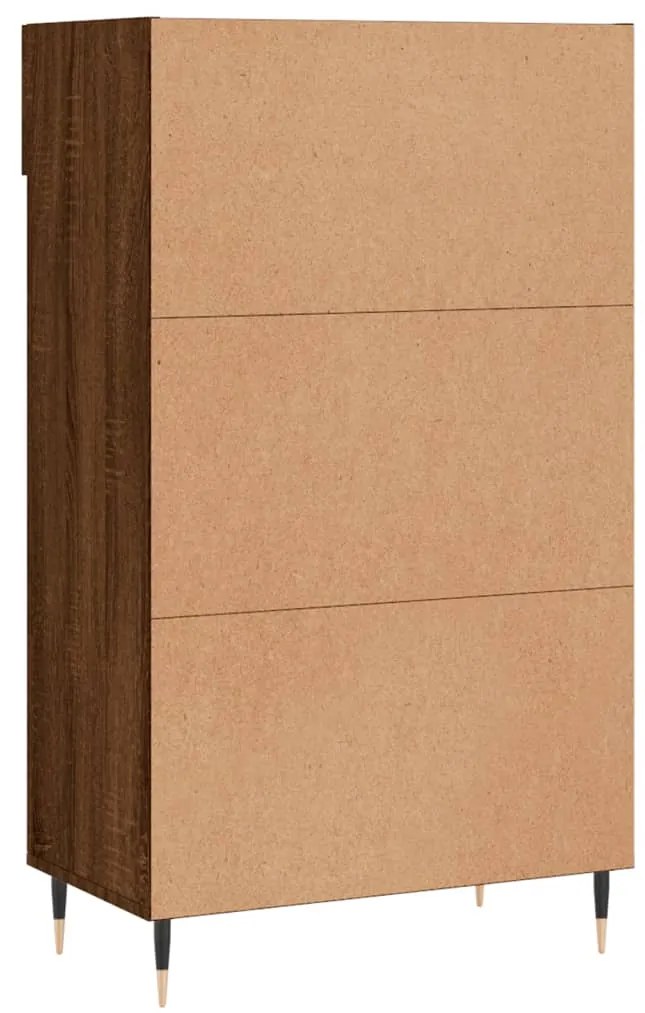 Sapateira 60x35x105 cm derivados de madeira carvalho castanho