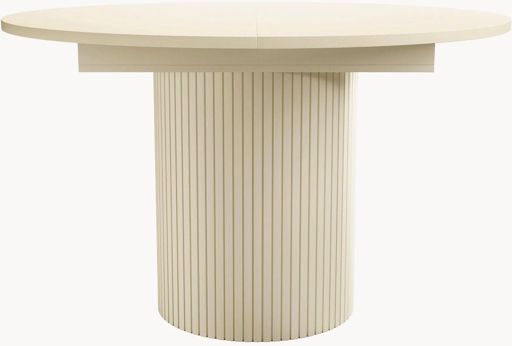 Mesa de jantar redonda extensível Toscana, Ø 120-160 cm
