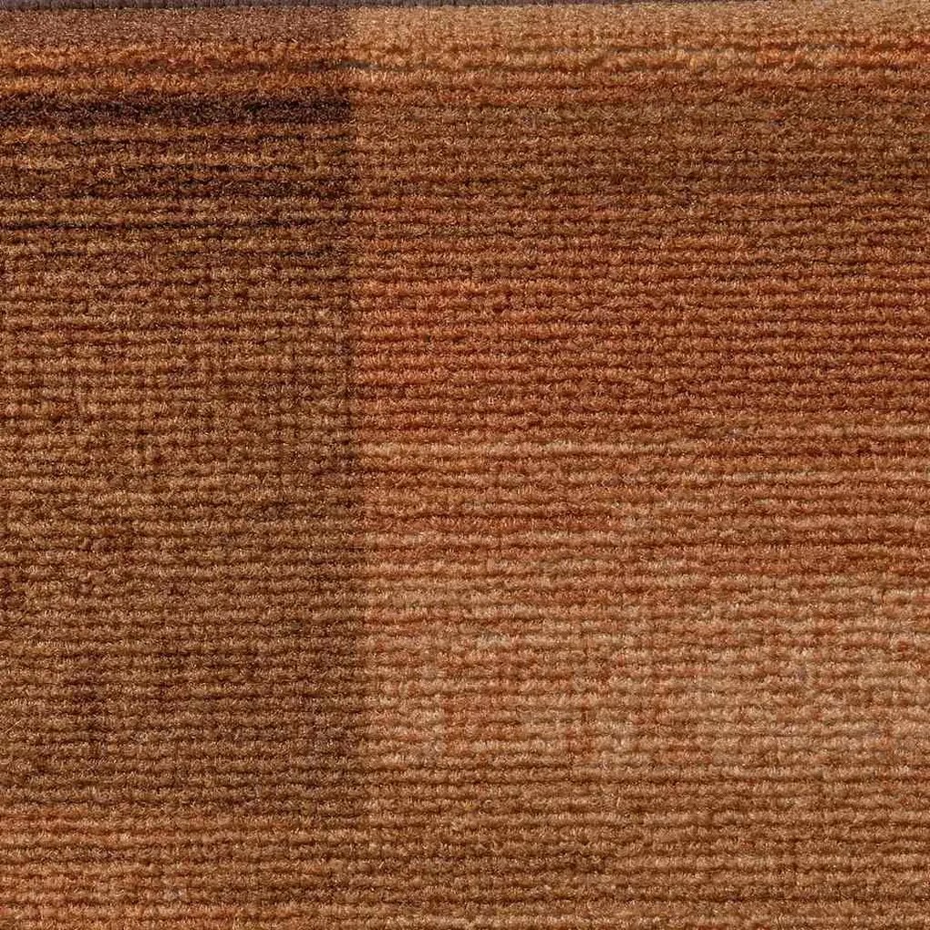 Tapetes de escadas adesivos 10 pcs 65x21x4 cm castanho