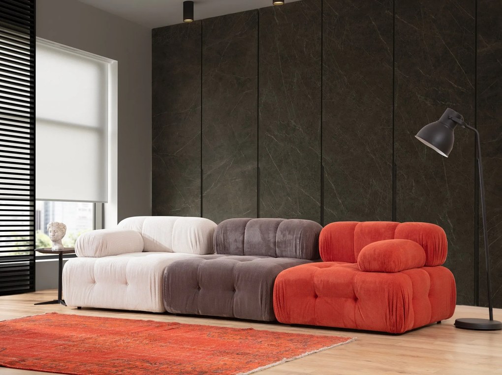 Sofá de 3 Lugares Doblo – Vermelho – 300x100x80 cm