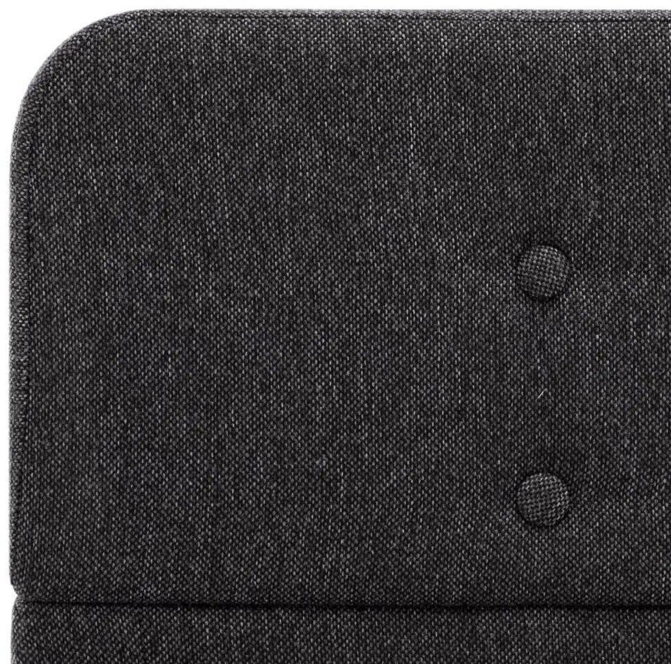 Estrutura de cama 160x200 cm serapilheira cinzento-escuro