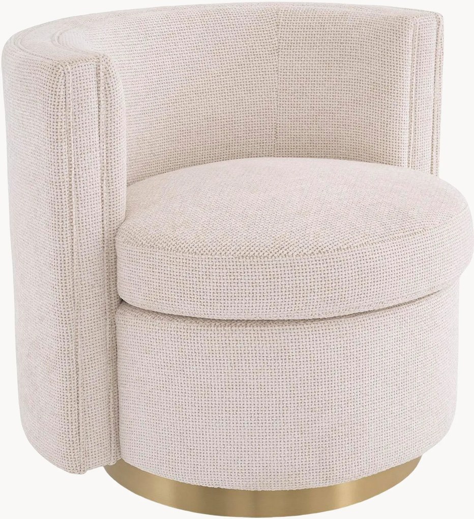 Cadeira estofada giratória Amanda