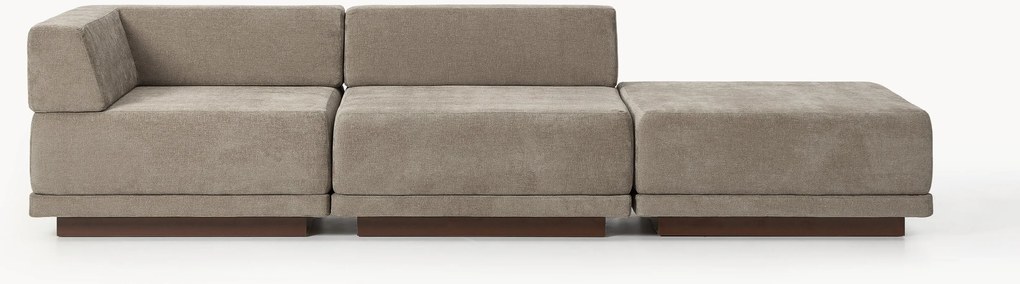 Sofá modular com pufe Colin (4 lugares)