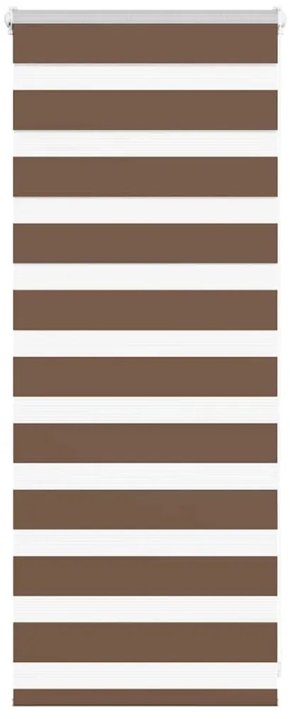 vidaXL Cortina de zebra 60x100 cm largura do tecido 55,9 cm poliéster