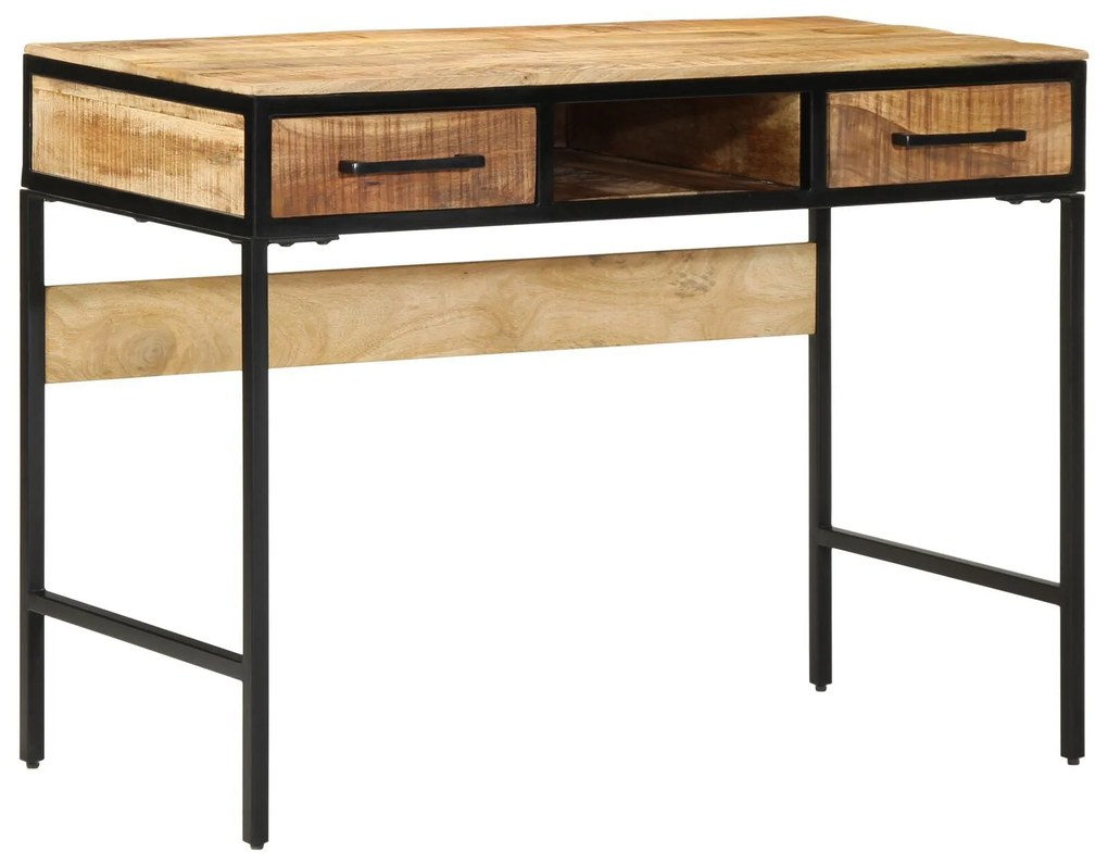 Mesa 100x50x75 cm Madeira Maciça Rough Mango