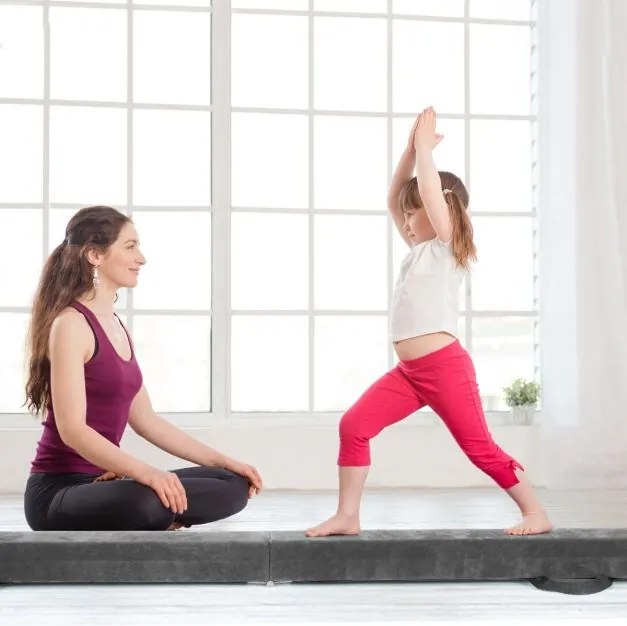 Trave de equilíbrio portátil para treino de ginástica dobrável 210 x 10 x 7 cm Cinzento