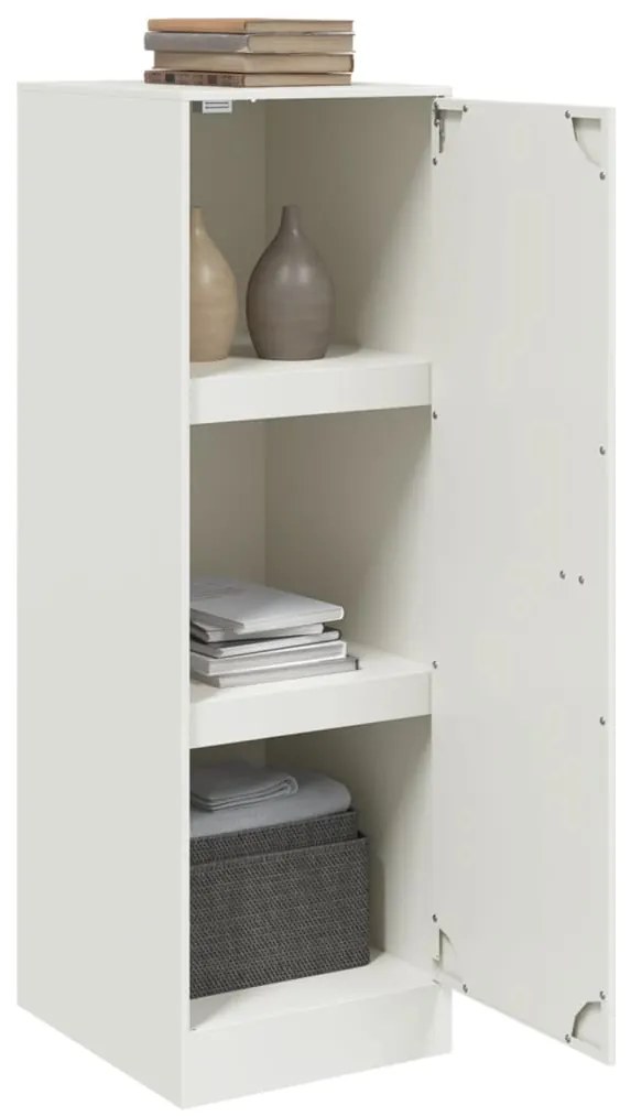 Aparador 34,5x39x107 cm aço branco