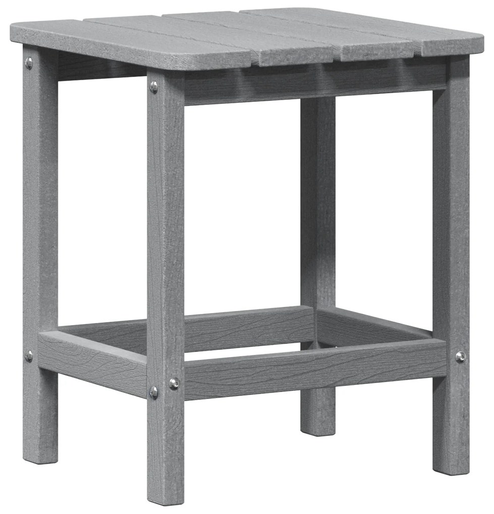 Conjunto de 3 Peças de Lounges de Jardim vidaXL Cinza Claro HDPE