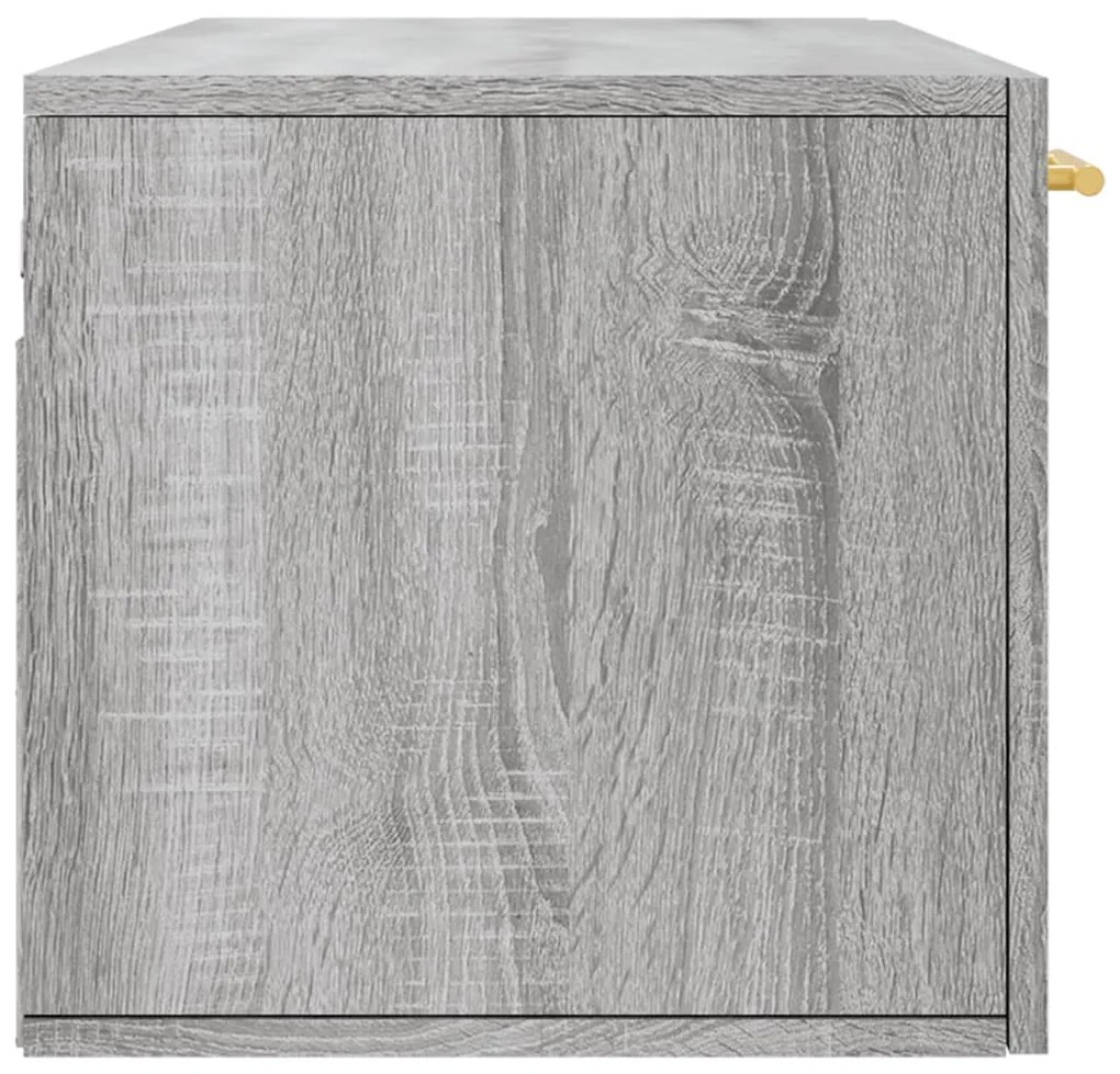 Armário parede 100x36,5x35 cm derivados de madeira cinza sonoma
