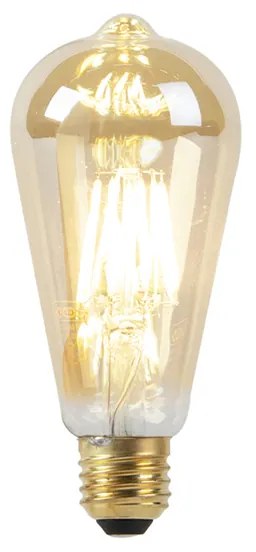 Lâmpada LED E27 ST64 dim to warm gold 8W 806 lm 2000-2700K