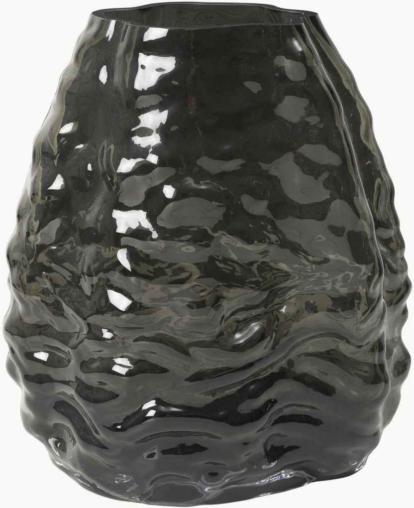 Jarra em vidro artesanal Milla, Alt 25 cm