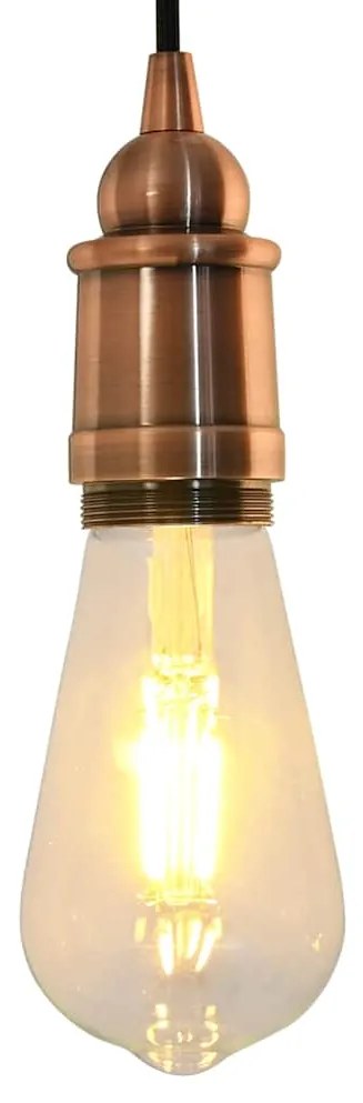 Casquilhos de lâmpadas 2 pcs Bronze vermelho E27