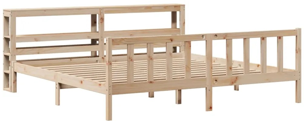 Cama sem colchão 180x200 cm madeira de pinho maciça