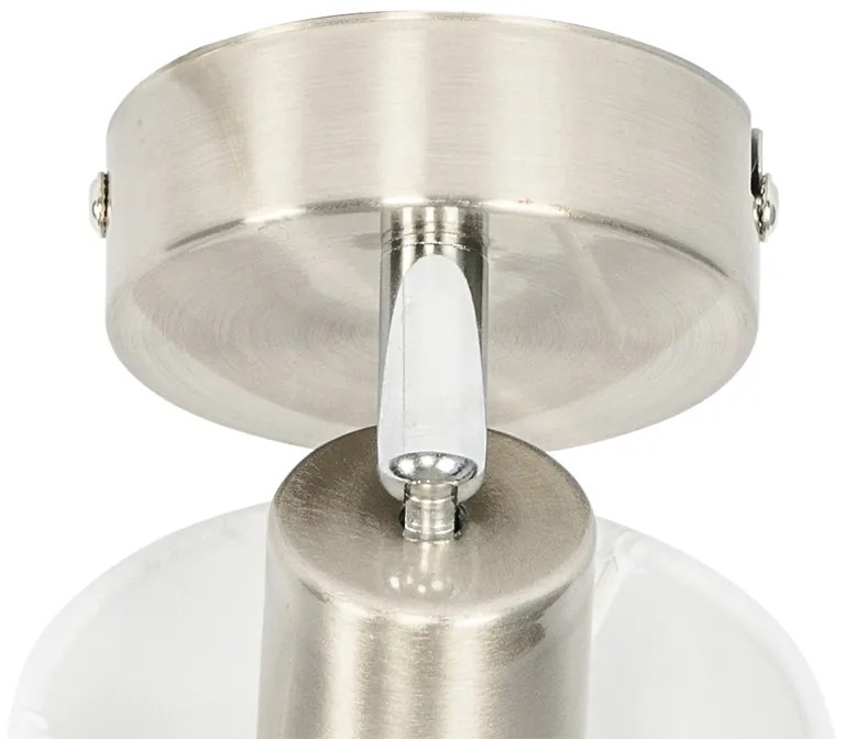 Aplique moderno aço abajur branco ajustável - HETTA Moderno