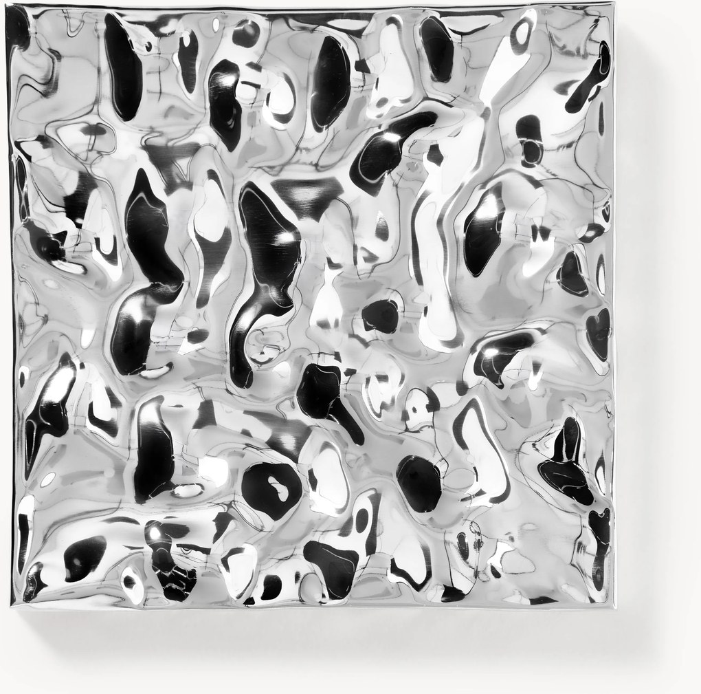 Objetos de parede com superfície martelada Splash, conjunto de 2