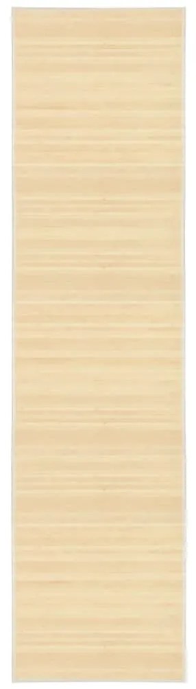 Tapete de bambu 80x300 cm natural