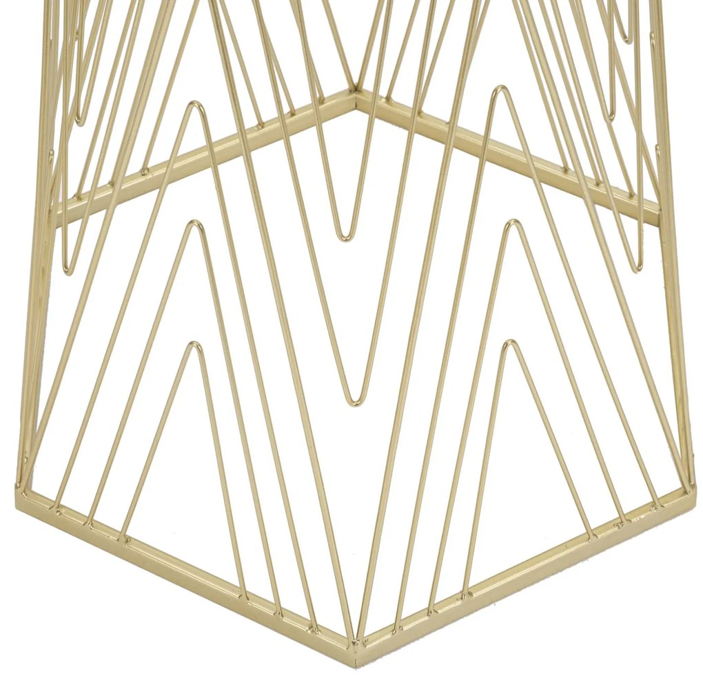 MESA DE APOIO 40X35X80 CM DOURADO