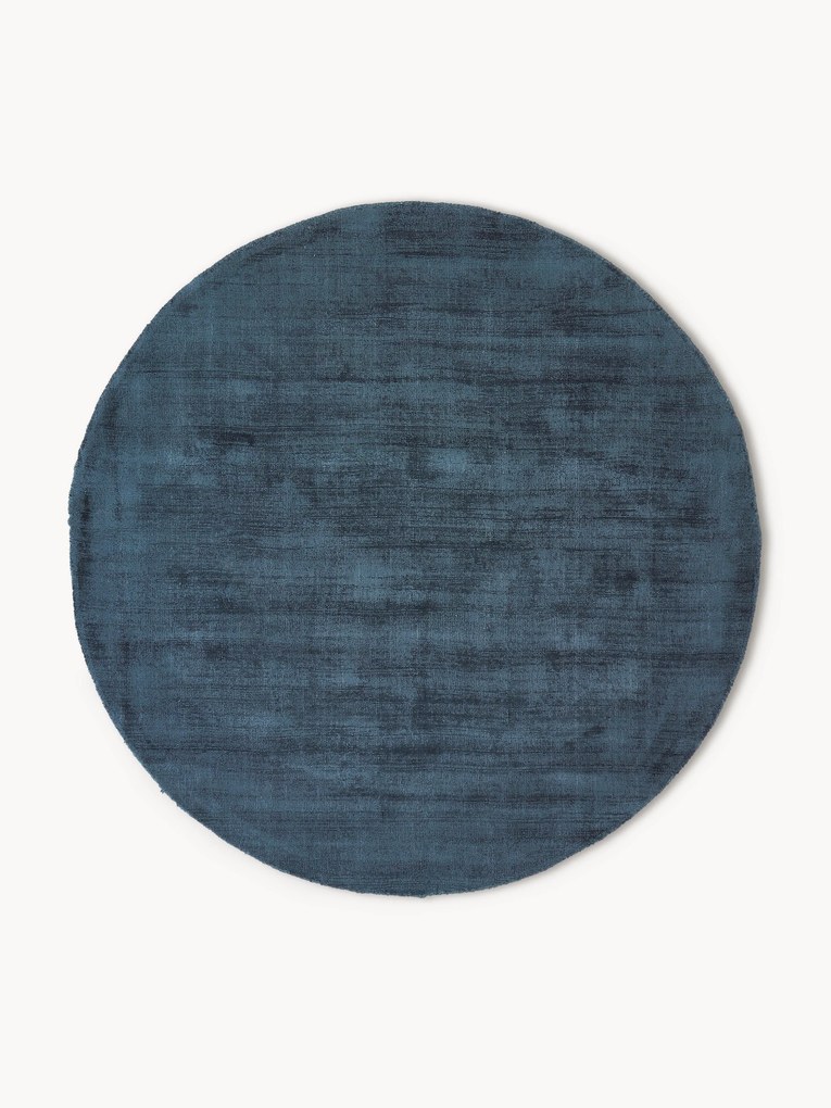 Tapete redondo em viscose artesanal Jane