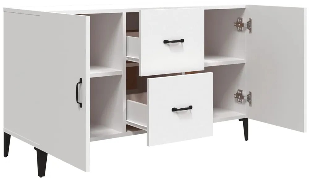 Aparador 100x36x60 cm derivados de madeira branco