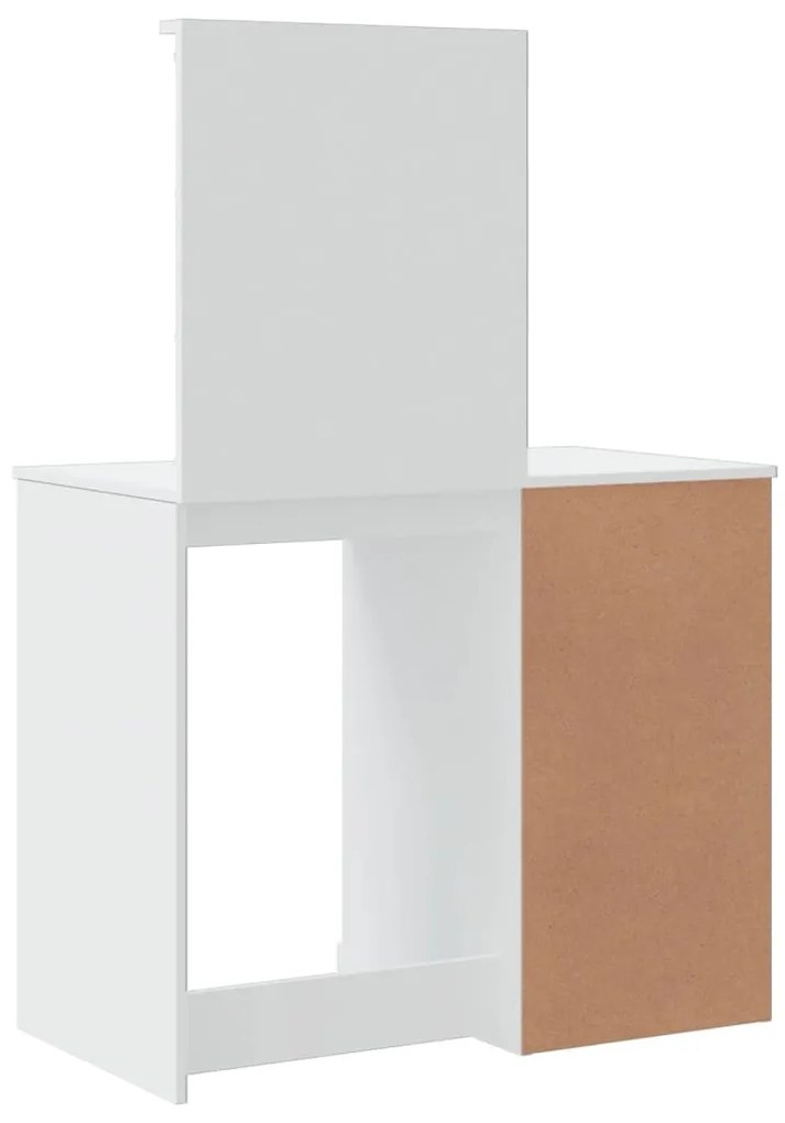 Toucador com luzes LED 90x42x132,5 cm branco