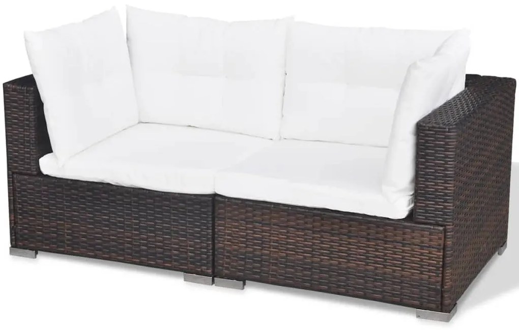 Conjunto Lounge Açores de Jardim - Sofá Chaise Longue e Mesa de Centro