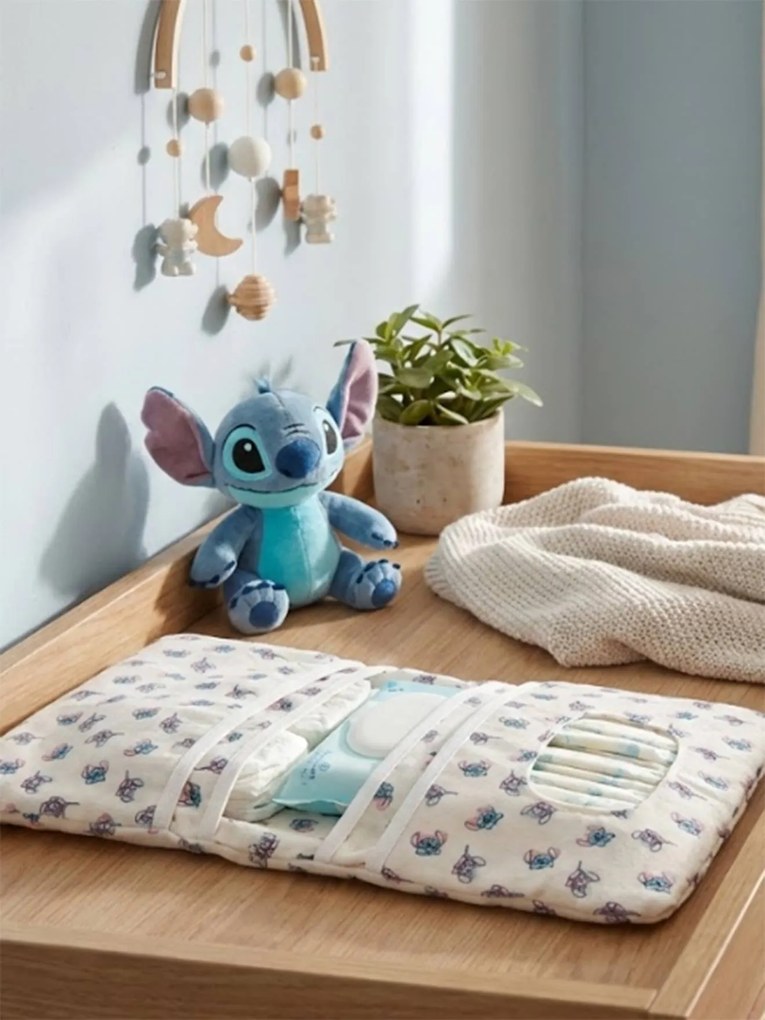 Bolsa muda-fraldas portátil  Lilo e Stitch, da Disney® cru