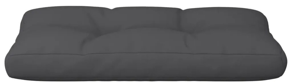 Almofadão para sofá de paletes 70x40x12 cm tecido preto