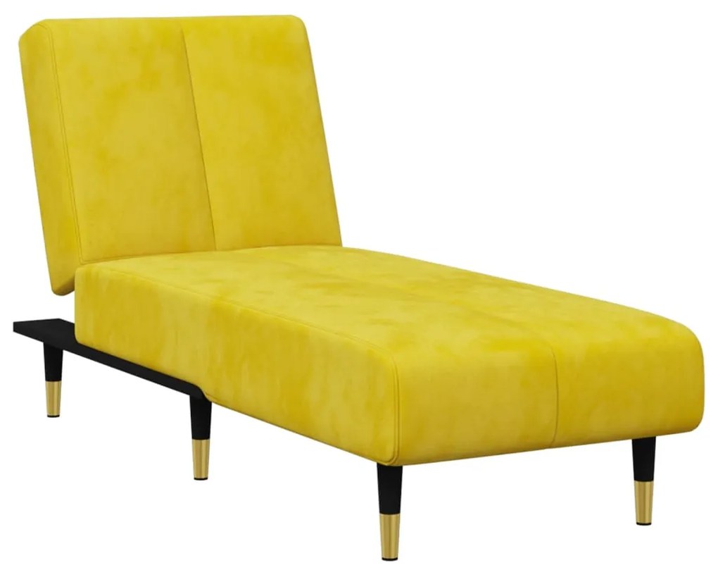 2 pcs conjunto de sofás veludo amarelo