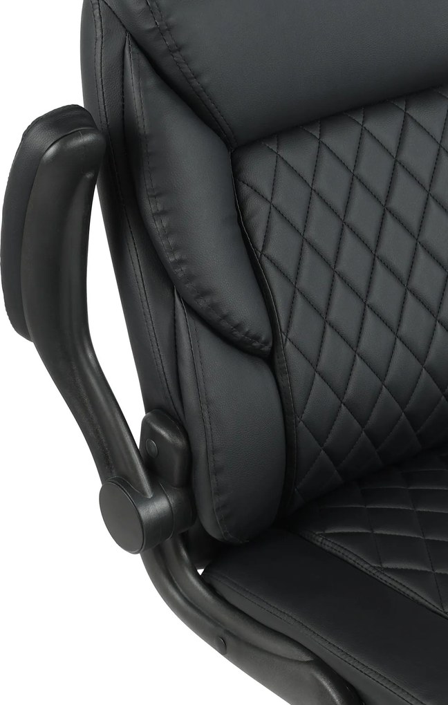 Cadeira de Escritório Medfield Couro sintético preto