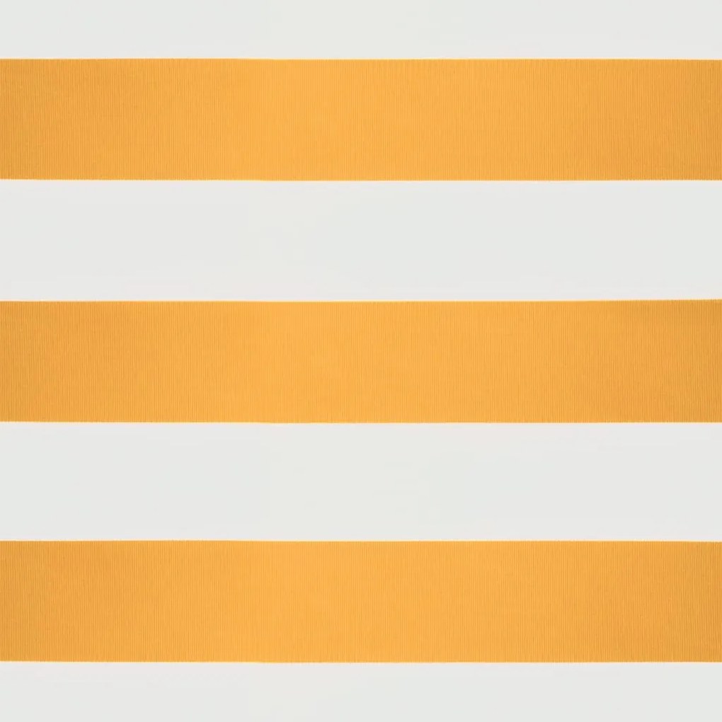 Toldo retrátil automático 3x2,5 m amarelo e branco