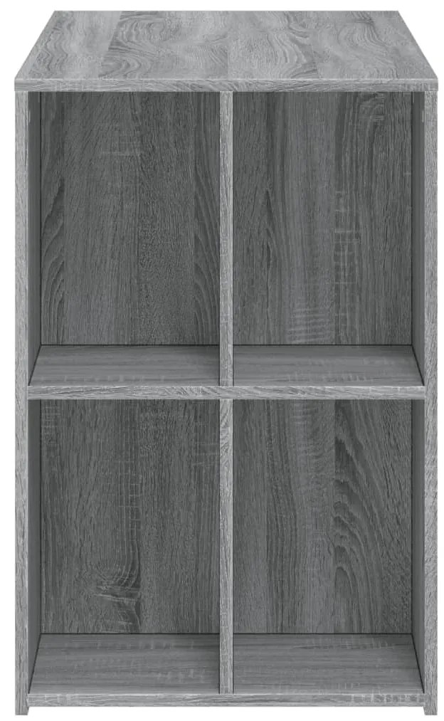 Secretária 102x50x75 cm derivados de madeira cinzento sonoma