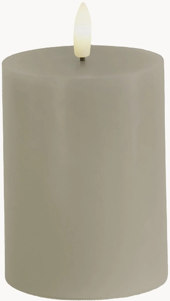 Vela cilíndrica LED regulável Sille
