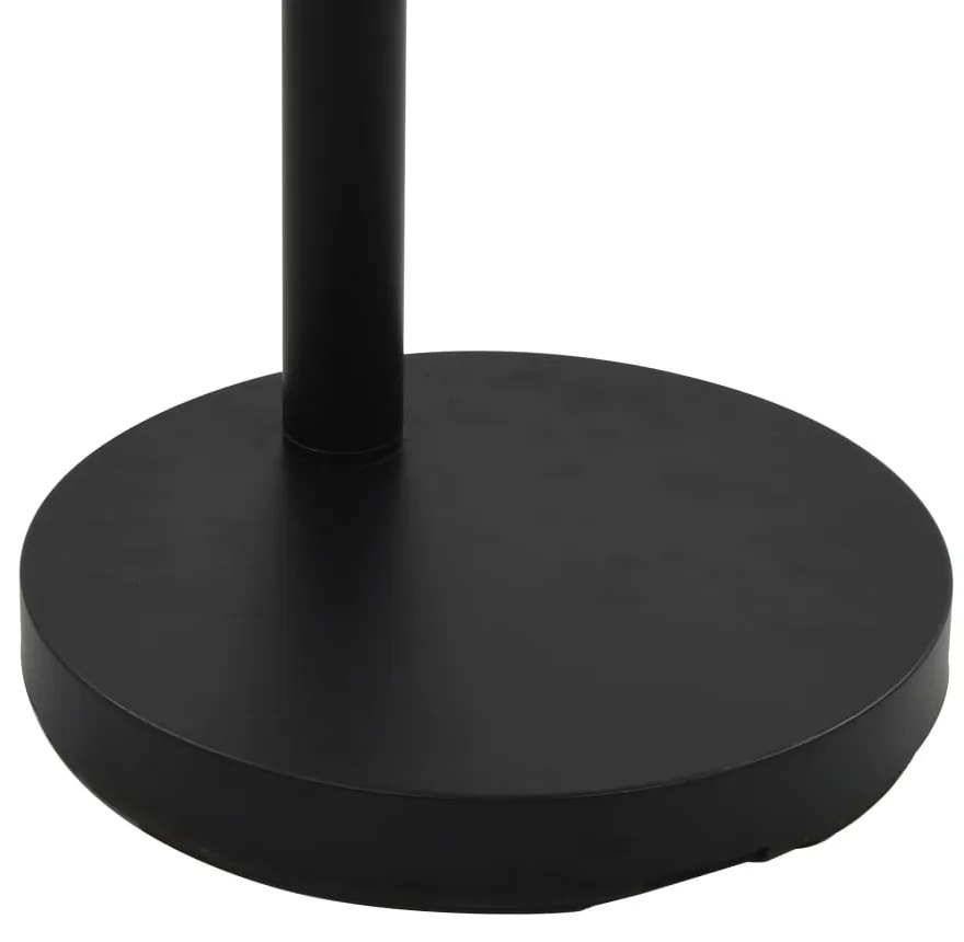 Candeeiro de pé alto 200 cm 5 x E14 preto e dourado