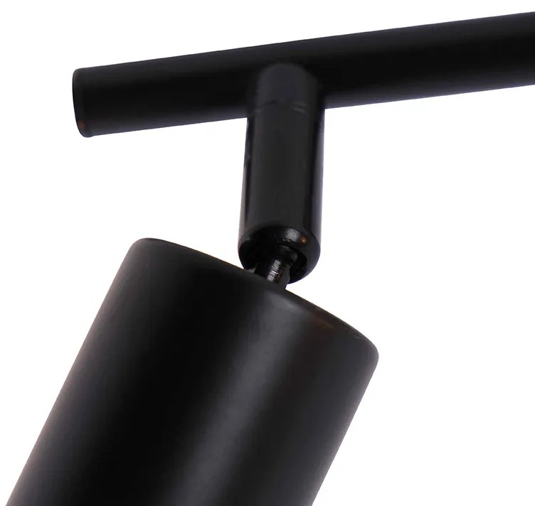 Foco moderno preto 2 luzes ajustável - Facil