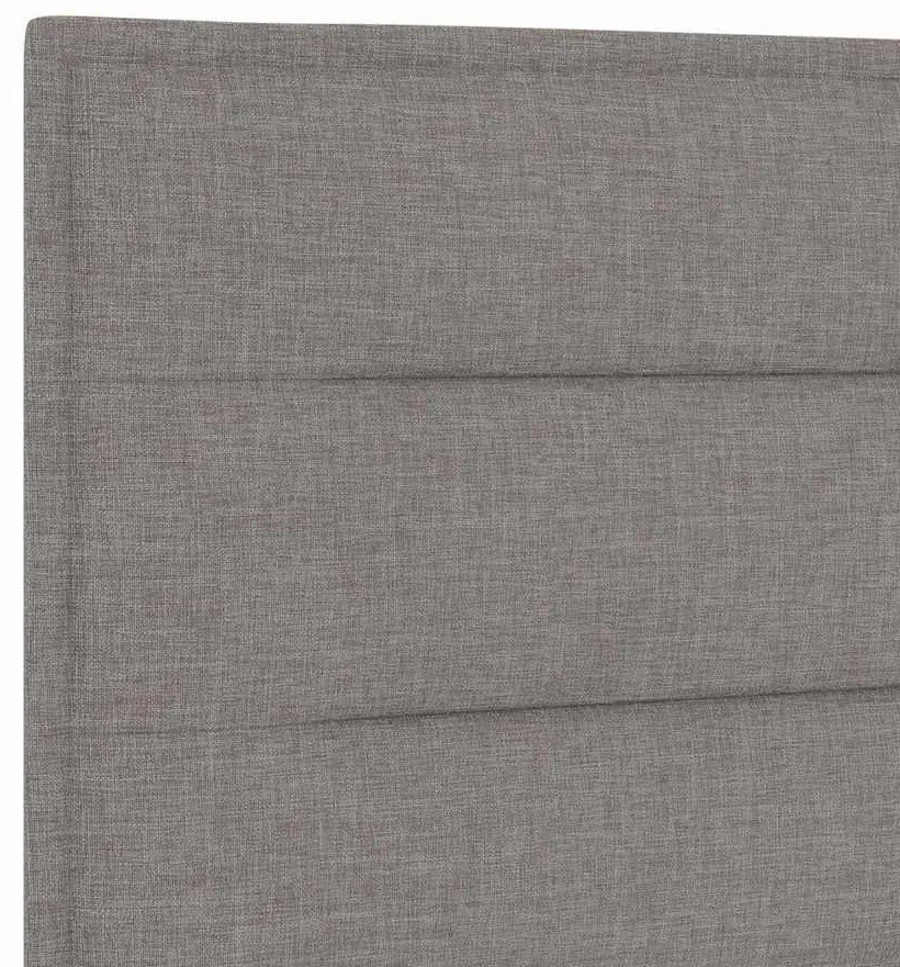 Cabeceira vidaXL Design Linhas Taupe 80 cm Tecido