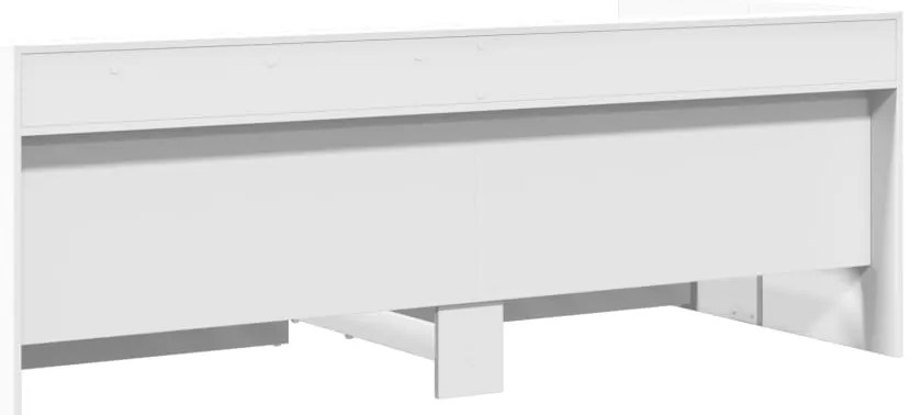 Sofá-cama com gavetas sem colchão 75x190 cm branco