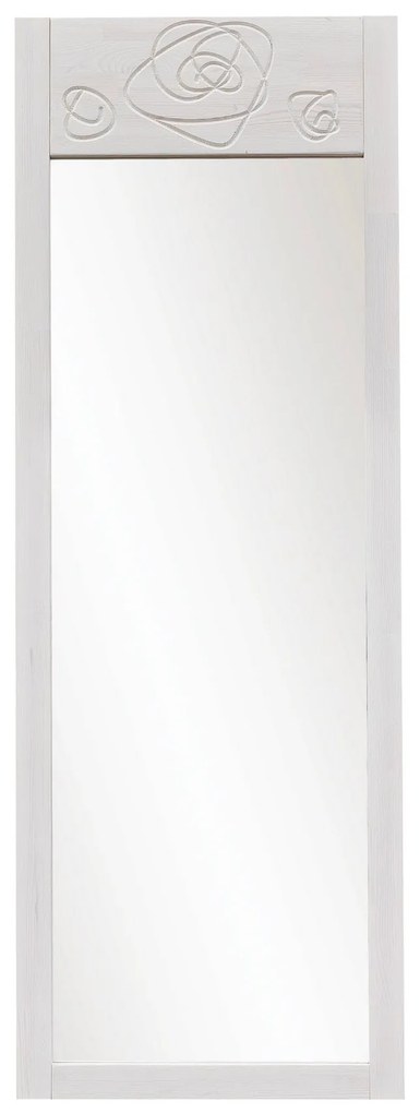 Espelho Cheval Roses – Branco – 55x155x2 cm